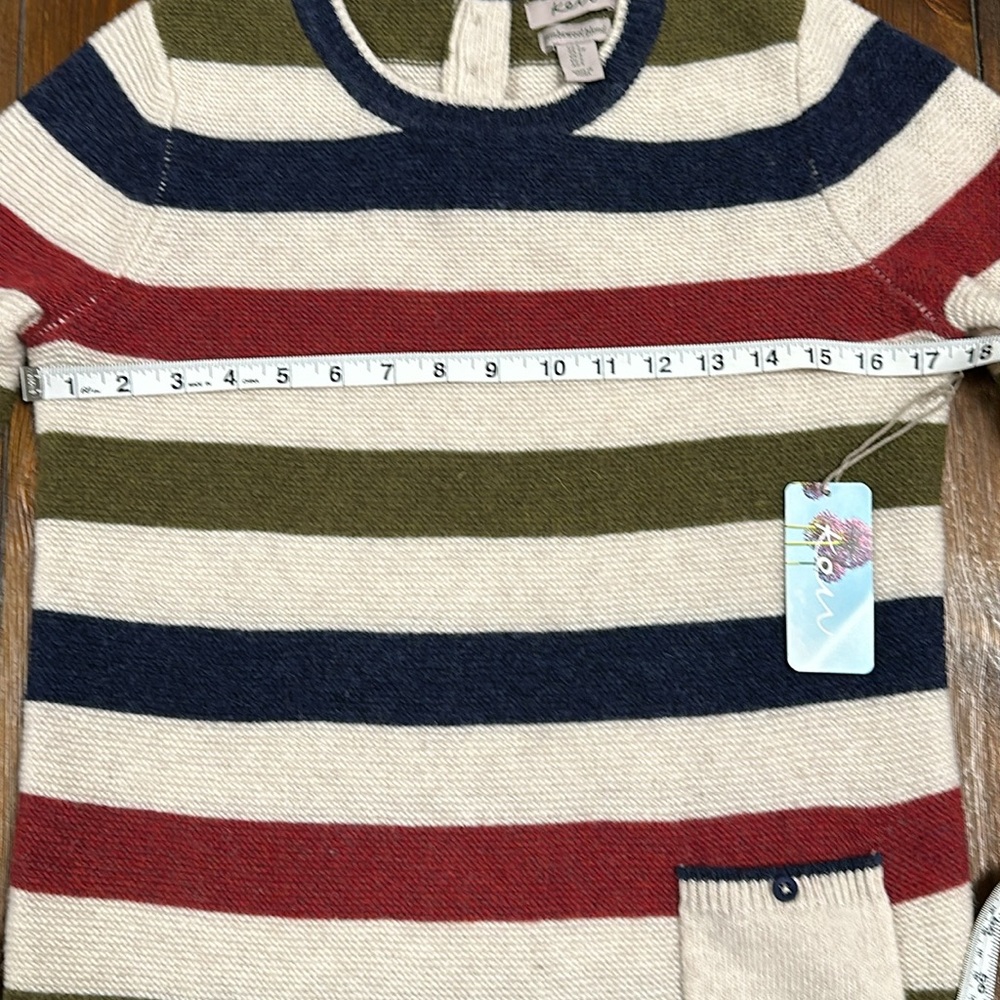 Kerr Lambswool Blend Striped Sweater - Picture 5 of 10
